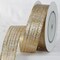 The Ribbon People Gold and Silver Colored Metallic Finish Ribbon 1.5" x 27 Yards